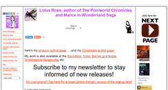 Desktop Screenshot of loteyrose.com
