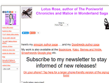 Tablet Screenshot of loteyrose.com
